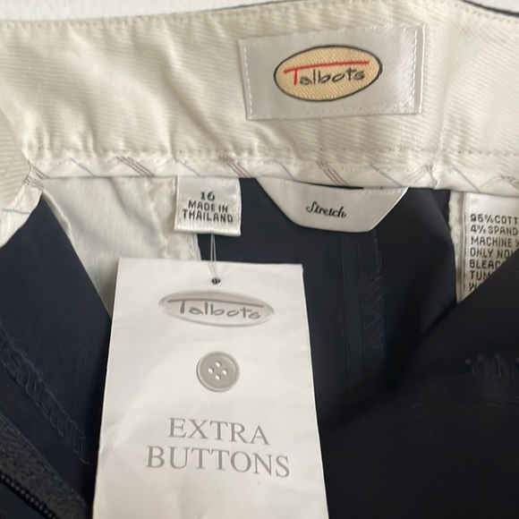 Talbots Women’s Navy Blue With White Pocket Trim. Sz 16 - Picture 4 of 9